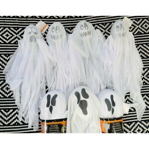 Lot Of Hanging Ghost Halloween Decorations